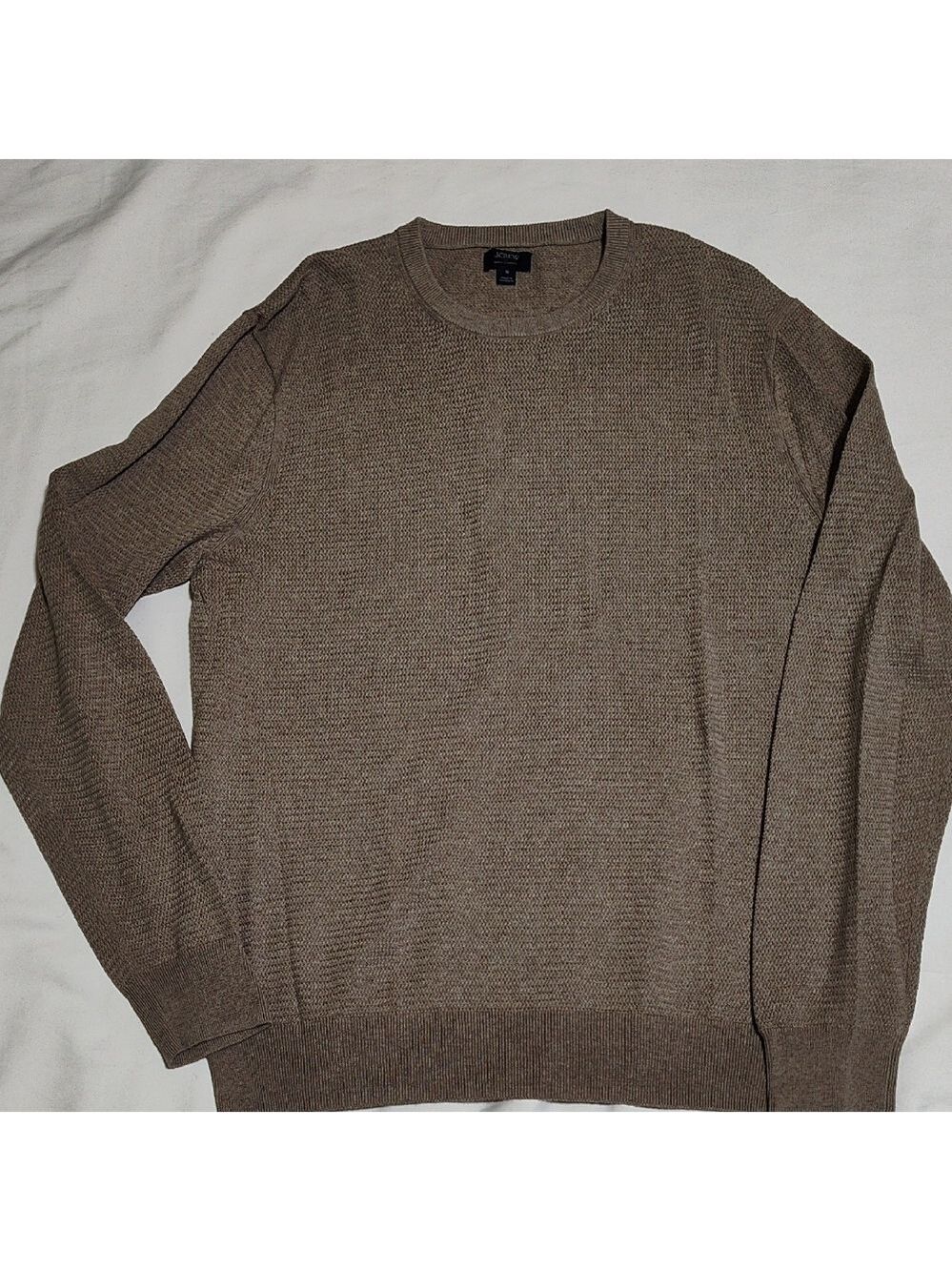 J. Crew Men's Tan Crewneck Sweater